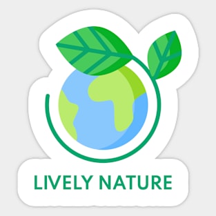 LIVELY NATURE PLANET EARTH Sticker